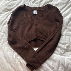 cute h and m cropped sweater